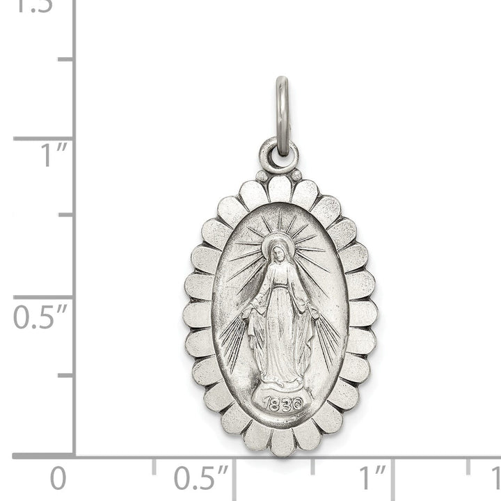 Lovely Rita's Pendants & Charms Sterling Silver Antiqued Miraculous Medal