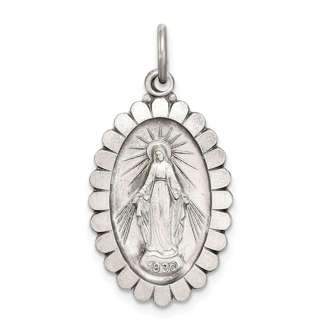 Lovely Rita's Pendants & Charms Sterling Silver Antiqued Miraculous Medal