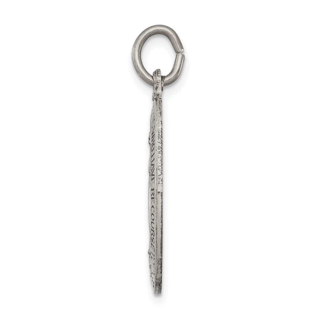 Lovely Rita's Pendants & Charms Sterling Silver Antiqued Miraculous Medal Pendant