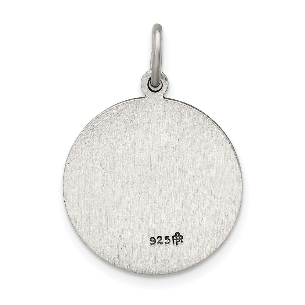 Lovely Rita's Pendants & Charms Sterling Silver Antiqued Our Lady of Lourdes Medal