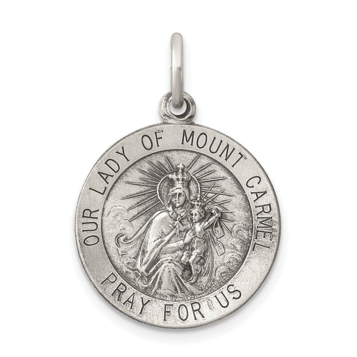 Lovely Rita's Pendants & Charms Sterling Silver Antiqued Our Lady of Mount Carmel