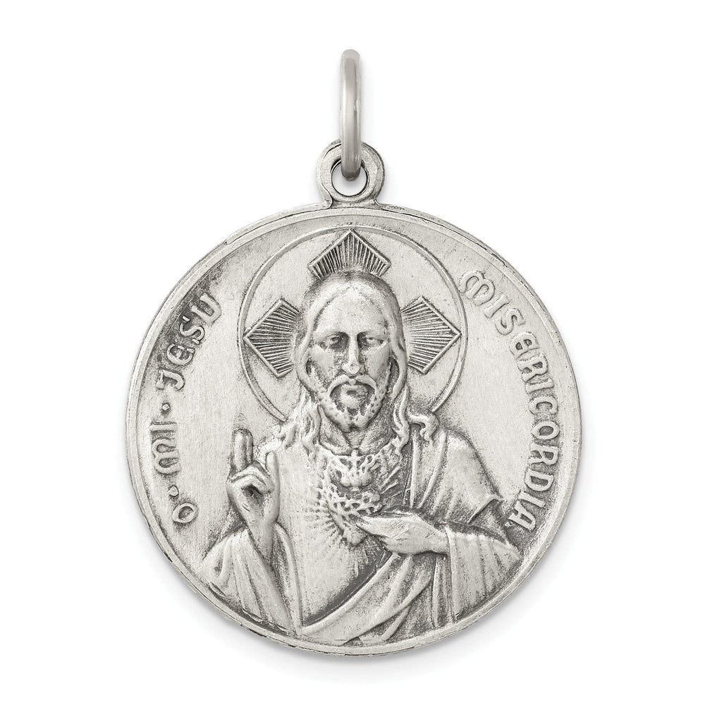 Lovely Rita's Pendants & Charms Sterling Silver Antiqued Our Lady of the Holy Scapular Pendant