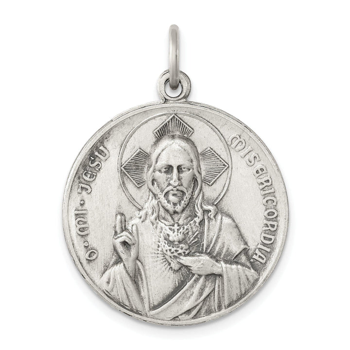 Lovely Rita's Pendants & Charms Sterling Silver Antiqued Our Lady of the Holy Scapular Pendant