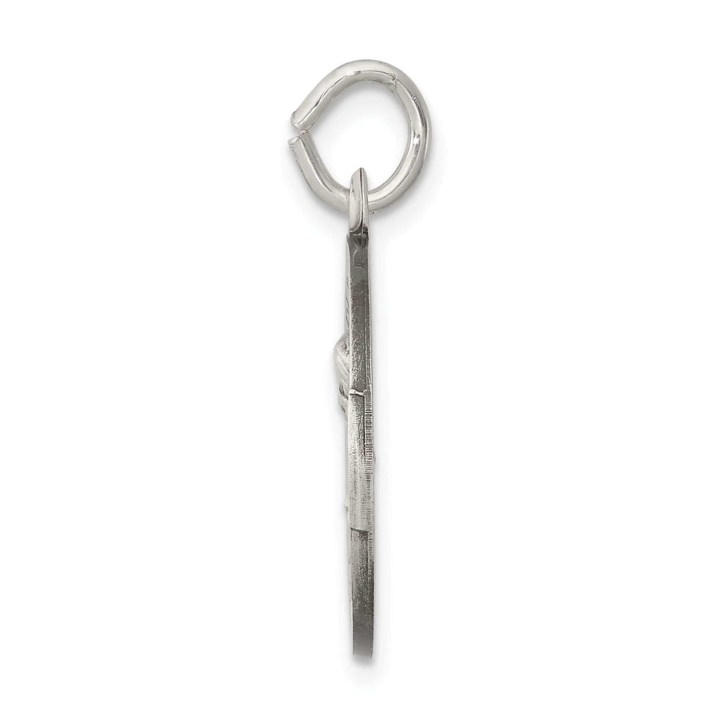 Lovely Rita's Pendants & Charms Sterling Silver Antiqued Sacred Heart of Mary