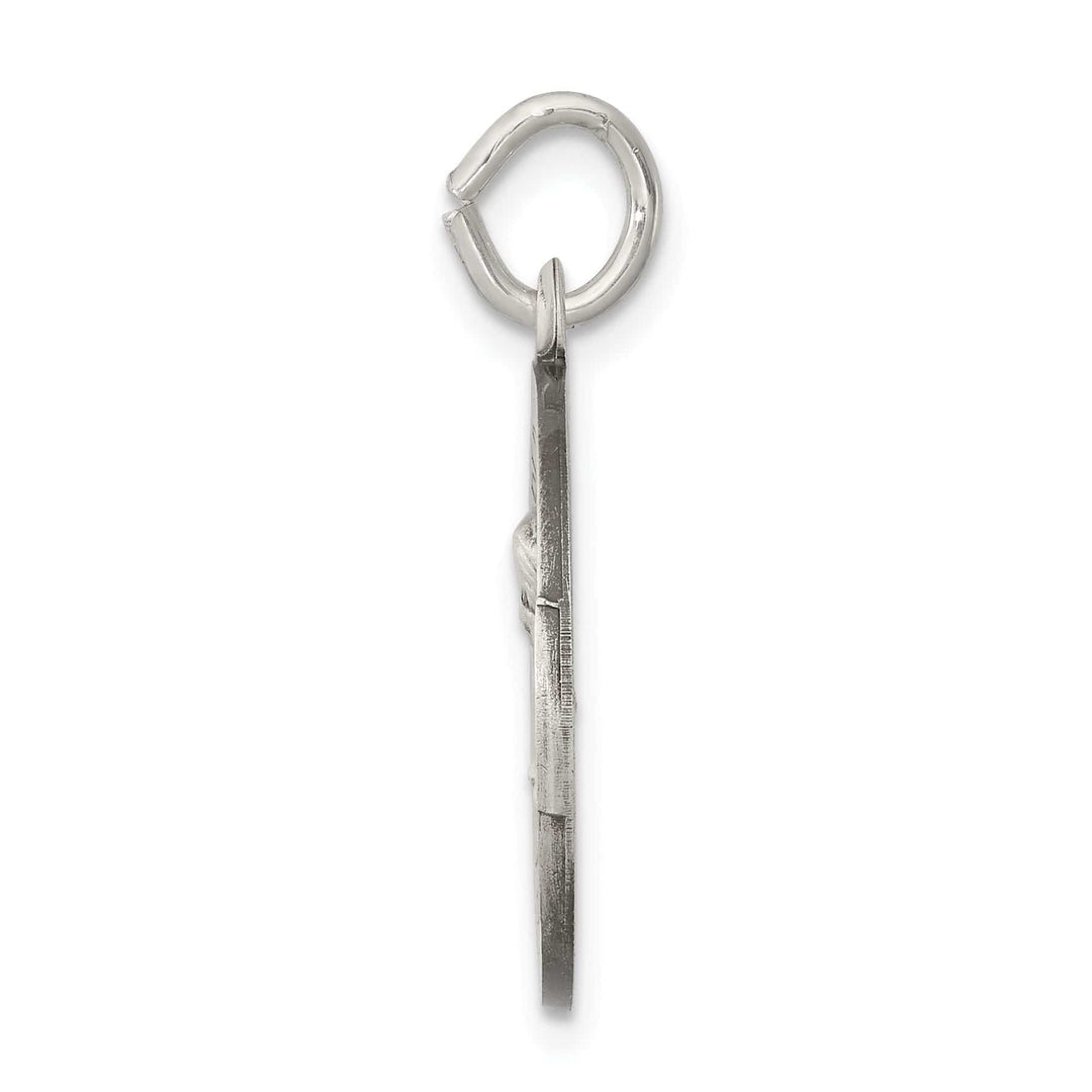 Lovely Rita's Pendants & Charms Sterling Silver Antiqued Sacred Heart of Mary