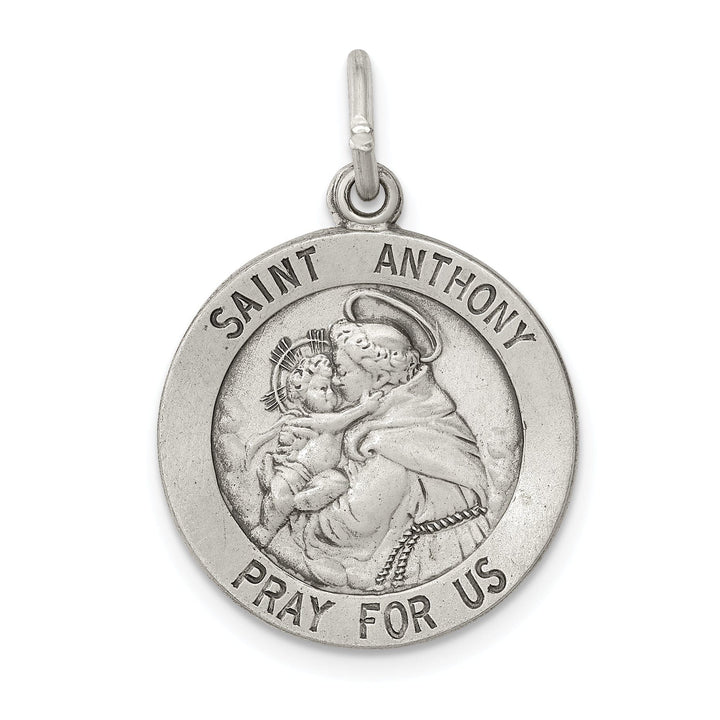 Lovely Rita's Pendants & Charms Sterling Silver Antiqued Saint Anthony Medal