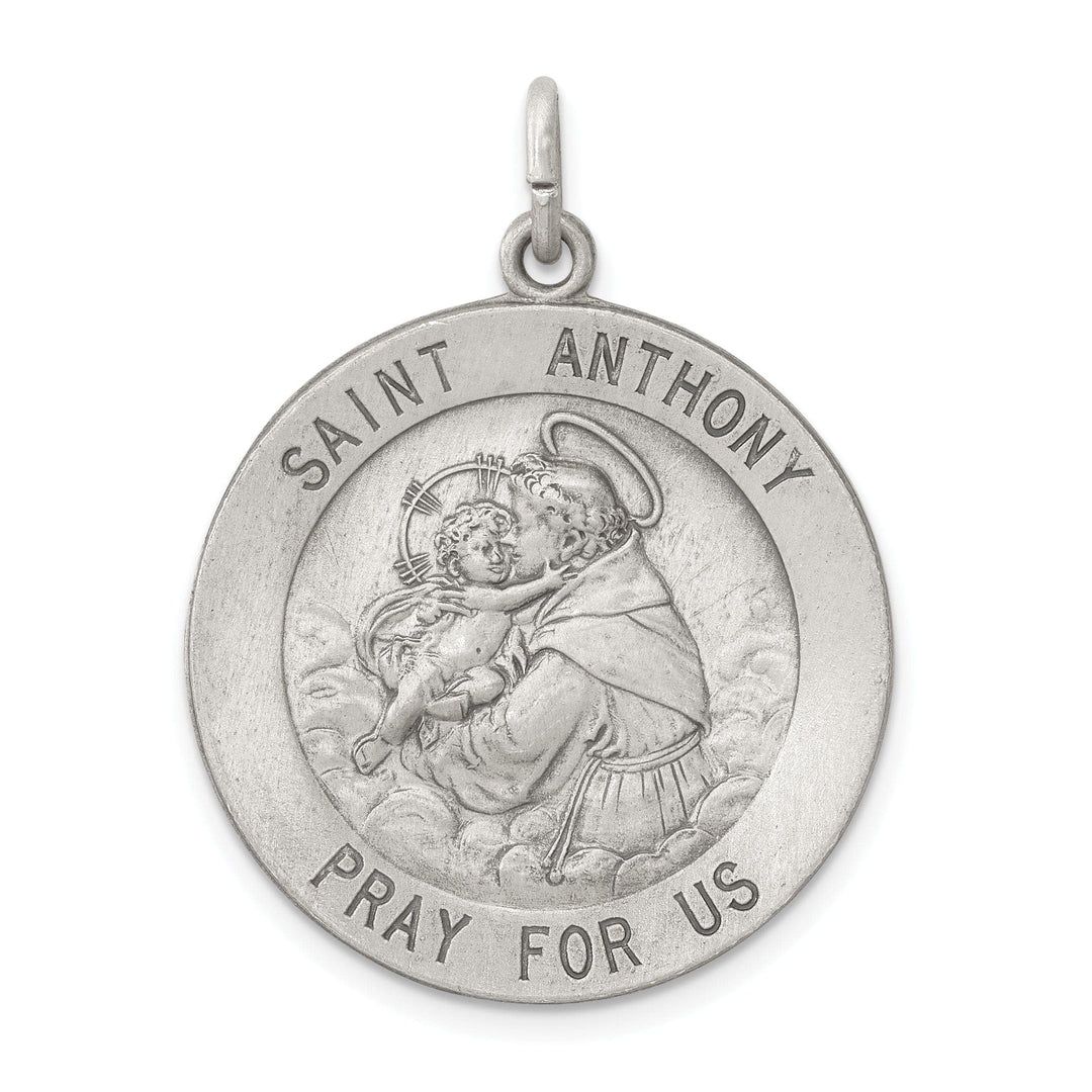 Lovely Rita's Pendants & Charms Sterling Silver Antiqued Saint Anthony Medal