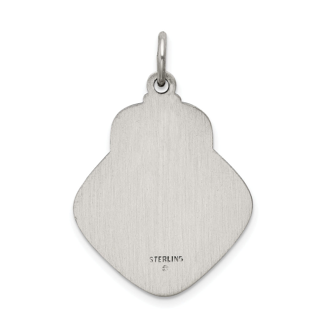 Lovely Rita's Pendants & Charms Sterling Silver Antiqued Saint Christopher Medal