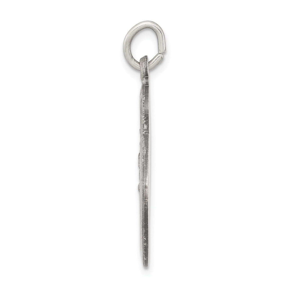 Lovely Rita's Pendants & Charms Sterling Silver Antiqued Saint Christopher Medal