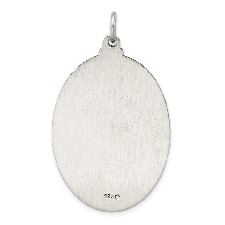 Lovely Rita's Pendants & Charms Sterling Silver Antiqued Saint Christopher Medal
