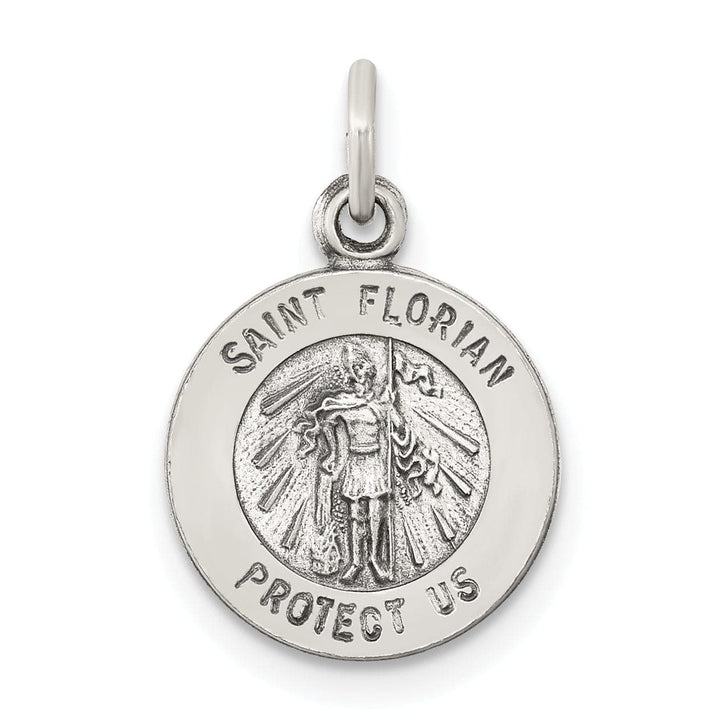 Lovely Rita's Pendants & Charms Sterling Silver Antiqued Saint Florian Medal