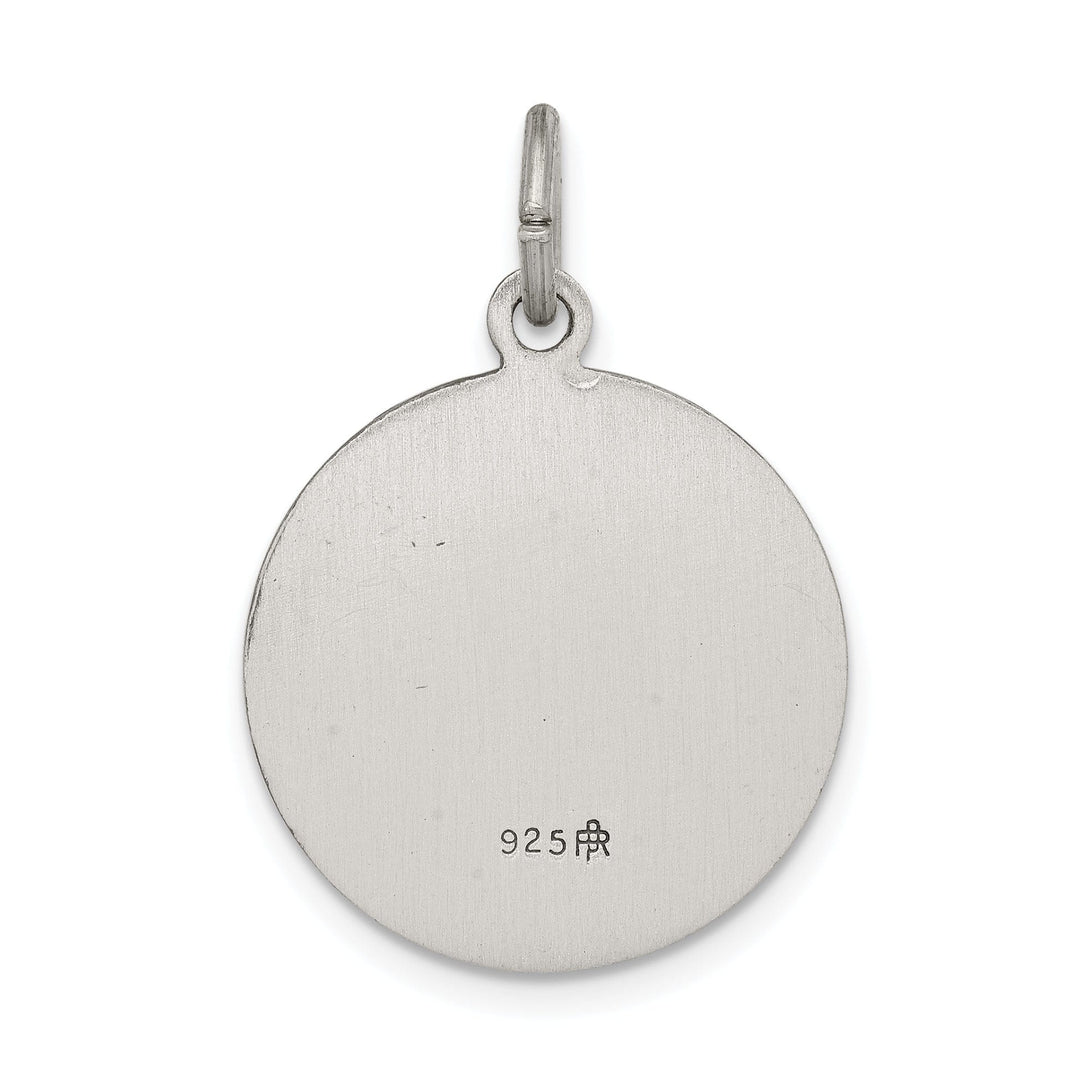 Lovely Rita's Pendants & Charms Sterling Silver Antiqued Saint Gabriel Medal