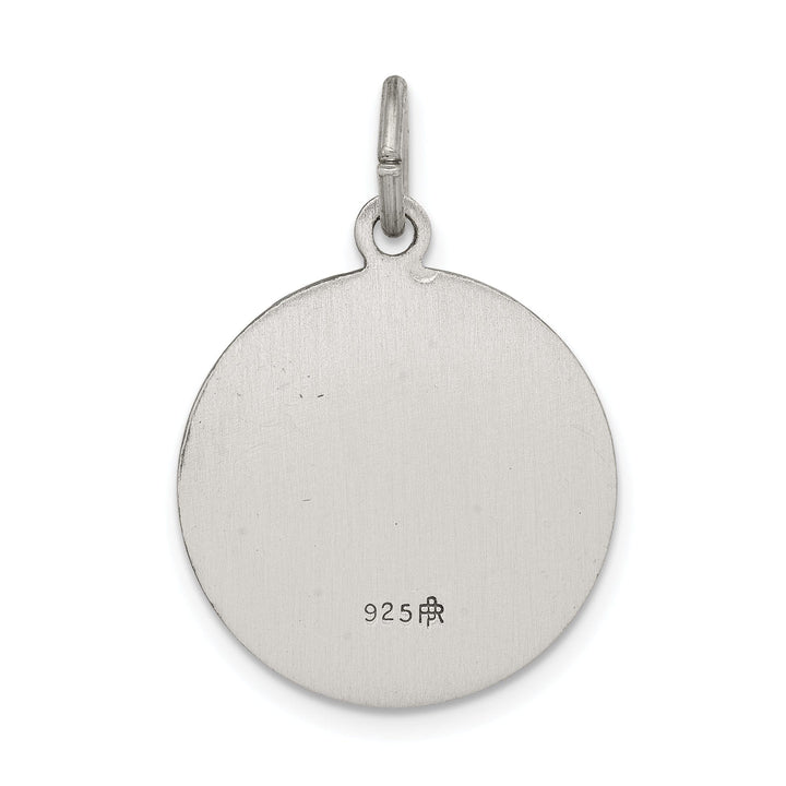 Lovely Rita's Pendants & Charms Sterling Silver Antiqued Saint Gabriel Medal