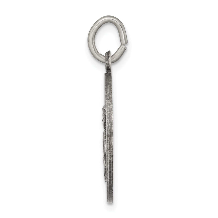 Lovely Rita's Pendants & Charms Sterling Silver Antiqued Saint Gabriel Medal