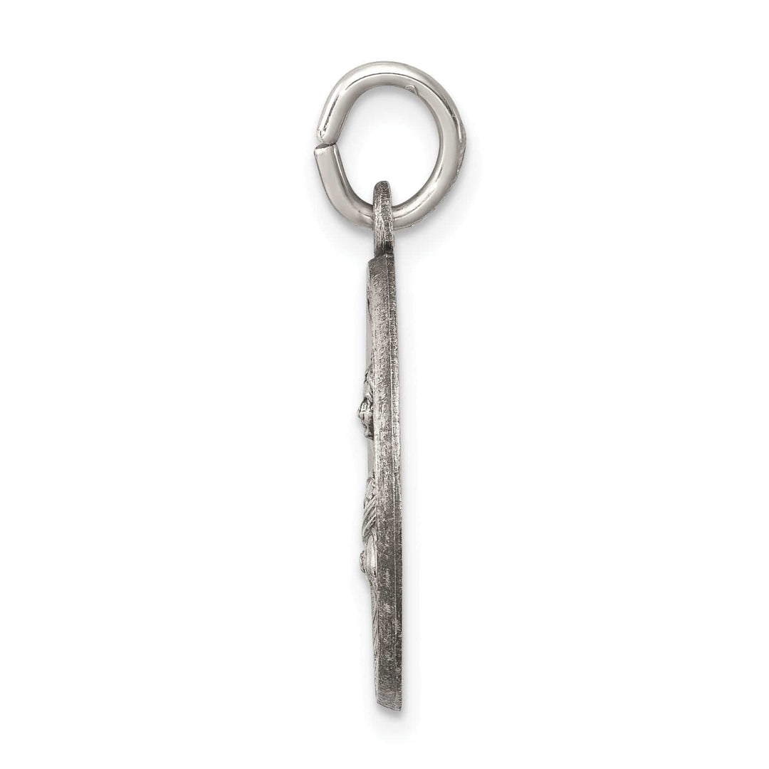 Lovely Rita's Pendants & Charms Sterling Silver Antiqued Saint Lucy Medal