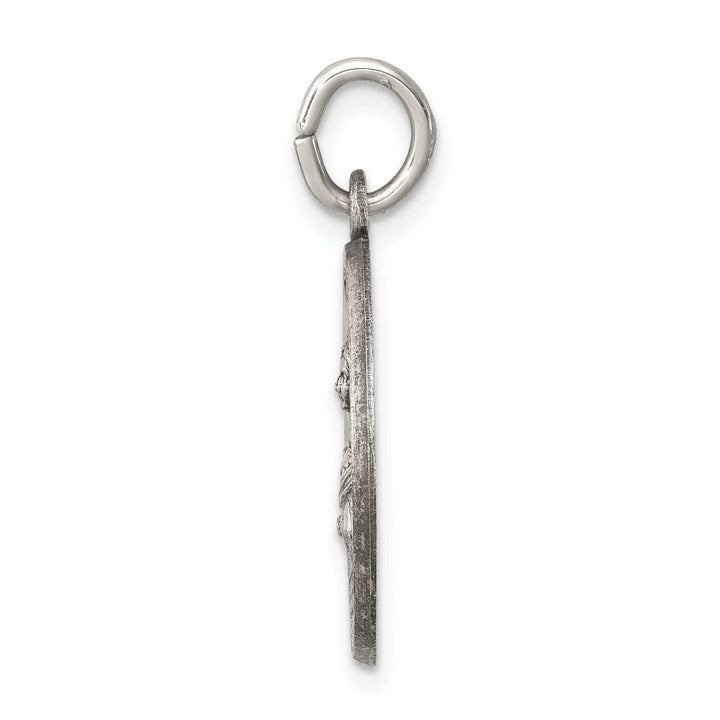 Lovely Rita's Pendants & Charms Sterling Silver Antiqued Saint Lucy Medal