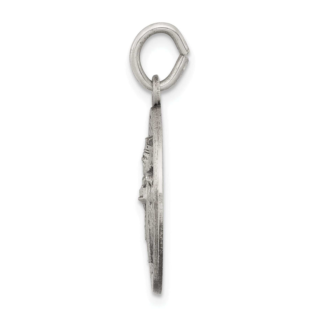 Lovely Rita's Pendants & Charms Sterling Silver Antiqued Saint Patrick Medal