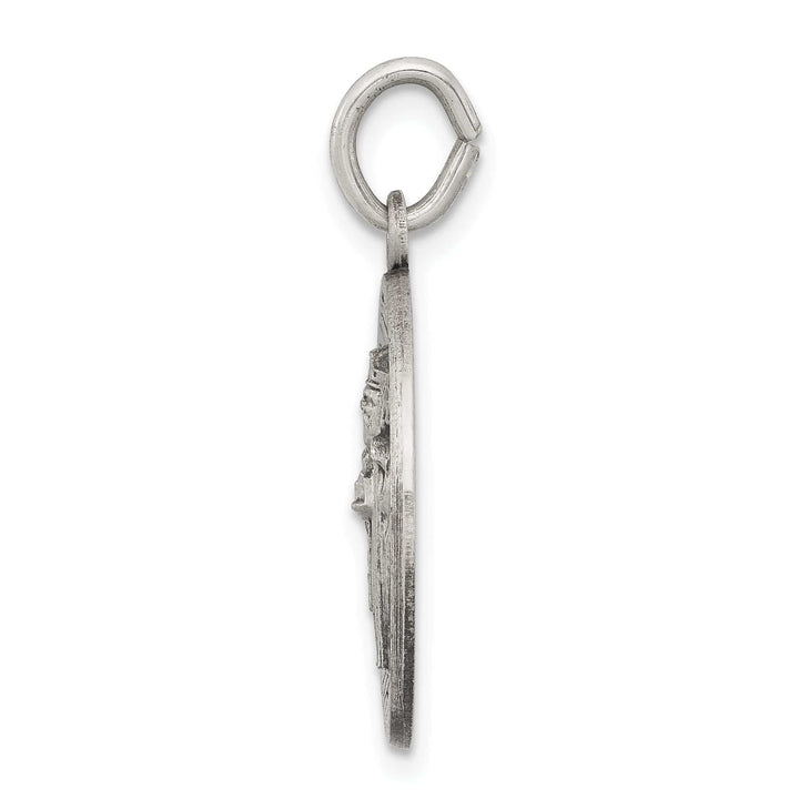 Lovely Rita's Pendants & Charms Sterling Silver Antiqued Saint Patrick Medal