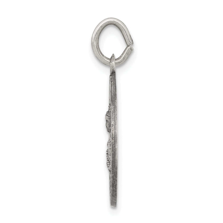 Lovely Rita's Pendants & Charms Sterling Silver Antiqued St. Barbara Medal Pendant