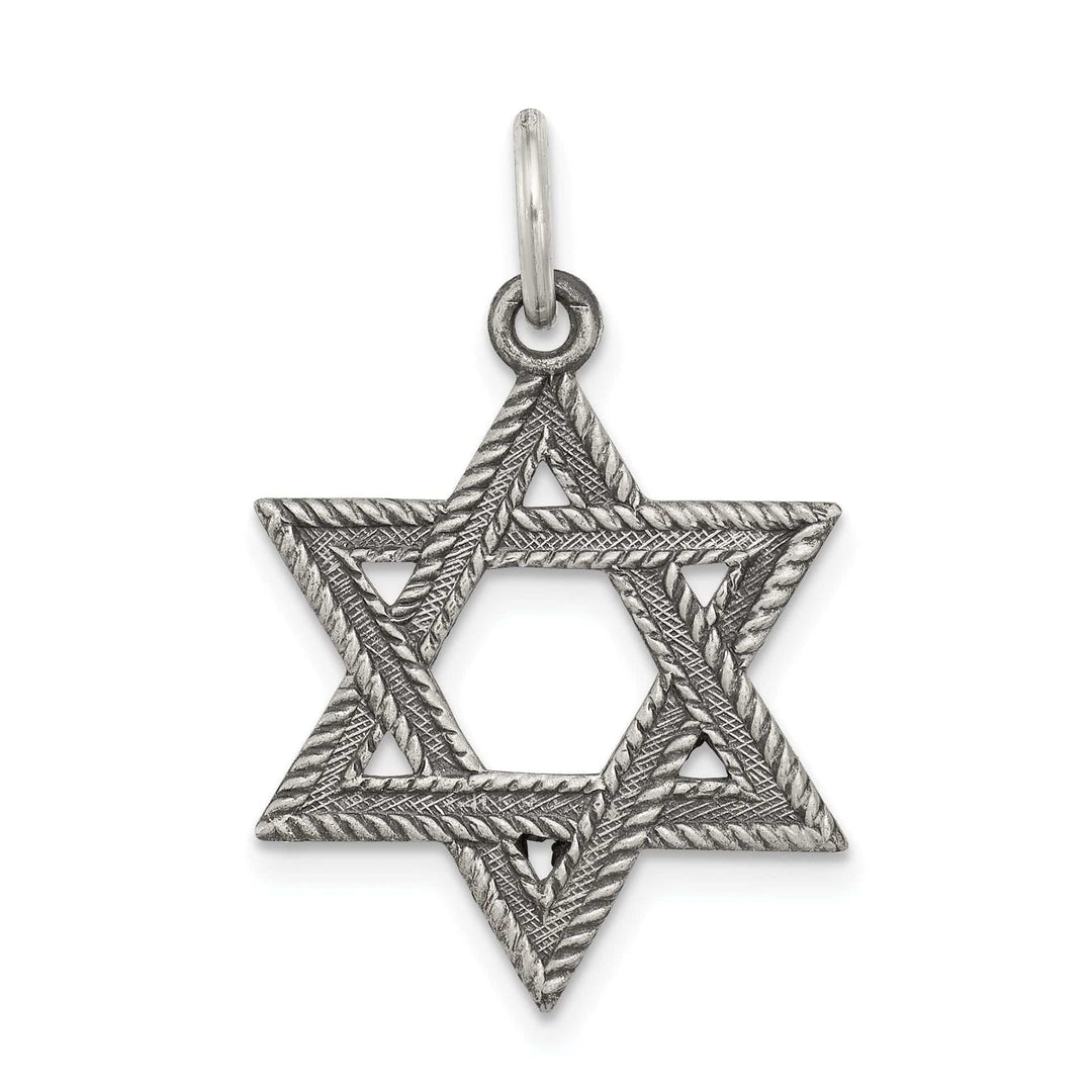 Lovely Rita's Pendants & Charms Sterling Silver Antiqued Star of David Pendant