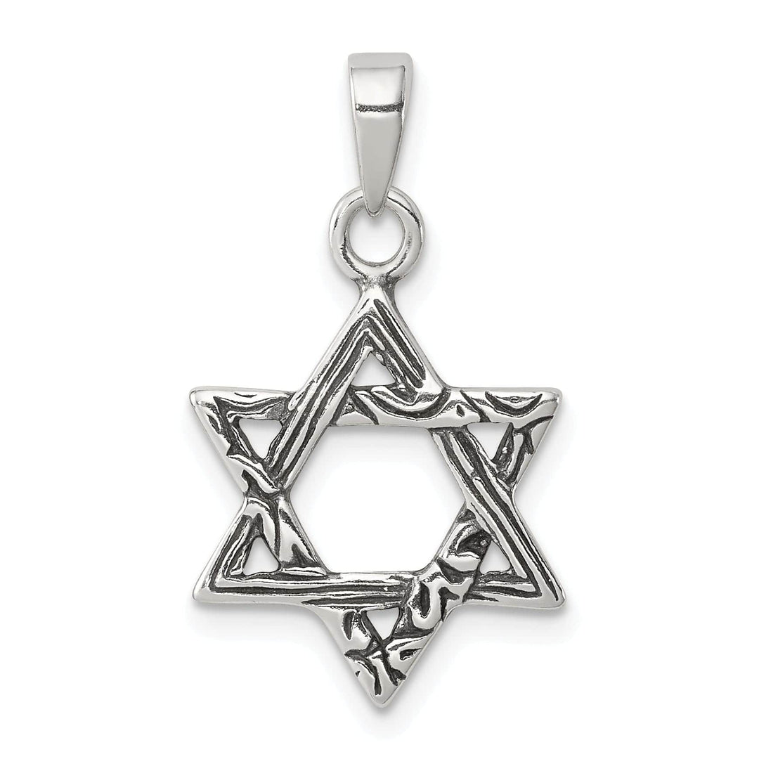 Lovely Rita's Pendants & Charms Sterling Silver Antiqued Star of David Pendant