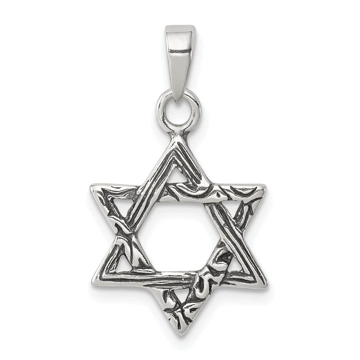 Lovely Rita's Pendants & Charms Sterling Silver Antiqued Star of David Pendant