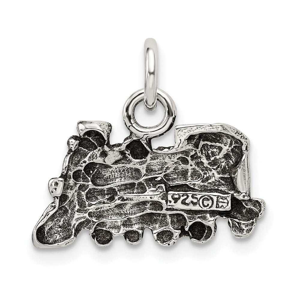 Lovely Rita's Pendants & Charms Sterling Silver Antiqued Train Charm Pendant