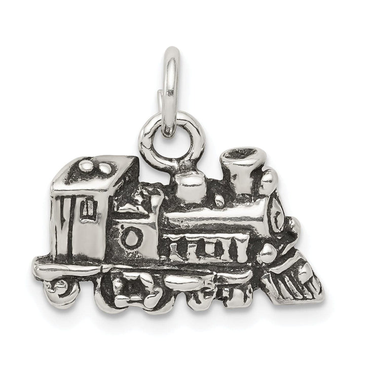 Lovely Rita's Pendants & Charms Sterling Silver Antiqued Train Charm Pendant