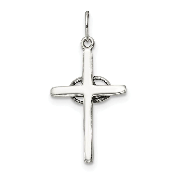 Lovely Rita's Pendants & Charms Sterling Silver Antiqued Wedding Cross Pendant