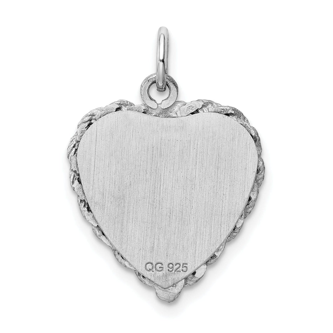 Lovely Rita's Pendants & Charms Sterling Silver Baptism Disc Charm