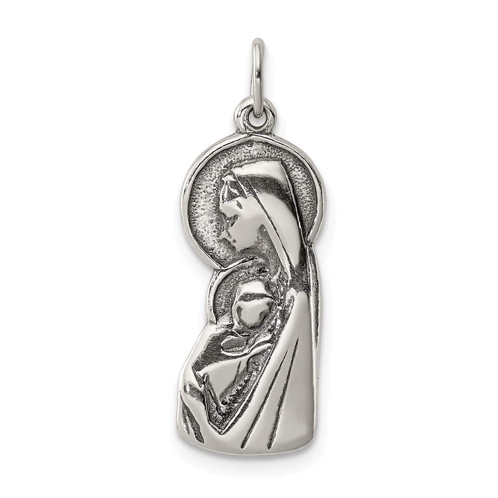 Lovely Rita's Pendants & Charms Sterling Silver Blessed Mary Child Jesus Charm