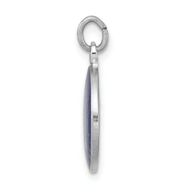 Lovely Rita's Pendants & Charms Sterling Silver Blue Epoxy Angel Charm