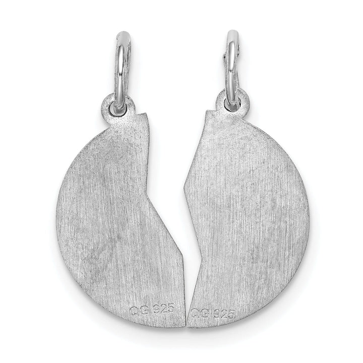 Lovely Rita's Pendants & Charms Sterling Silver Breakapart Mitzpah Charm Pendant. Engraving fee $22.00.