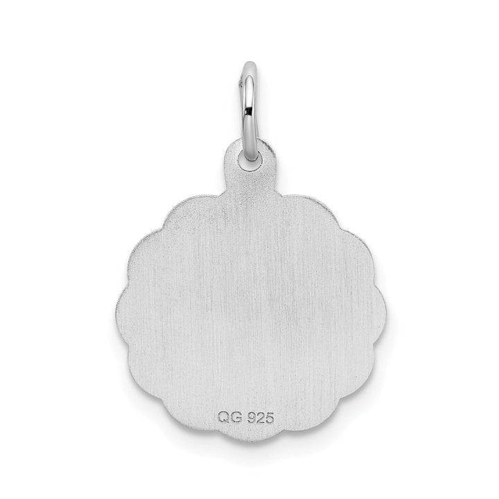 Lovely Rita's Pendants & Charms Sterling Silver Brocaded Initial B Charm