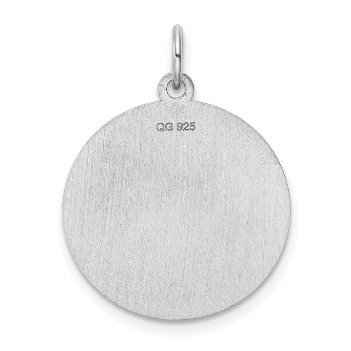 Lovely Rita's Pendants & Charms Sterling Silver Brocaded Initial E Charm