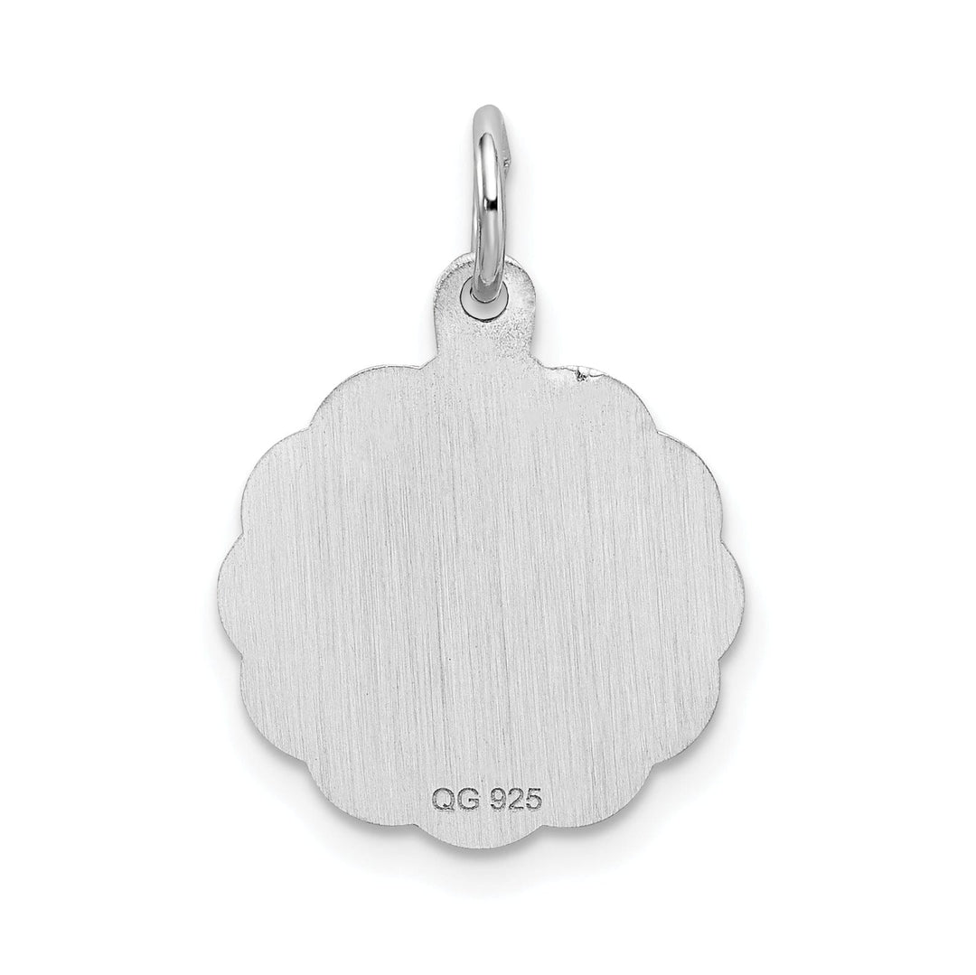 Lovely Rita's Pendants & Charms Sterling Silver Brocaded Initial G Charm