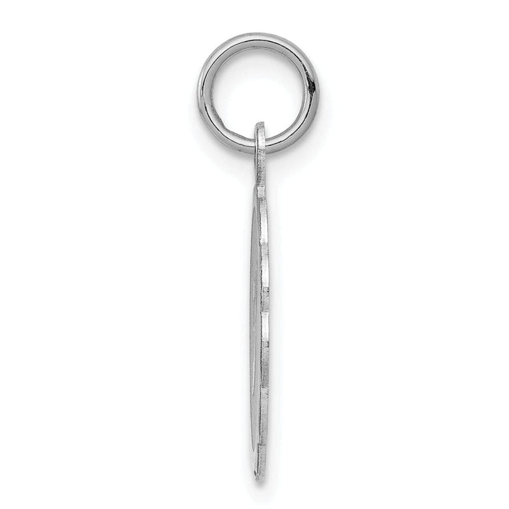 Lovely Rita's Pendants & Charms Sterling Silver Brocaded Initial J Charm