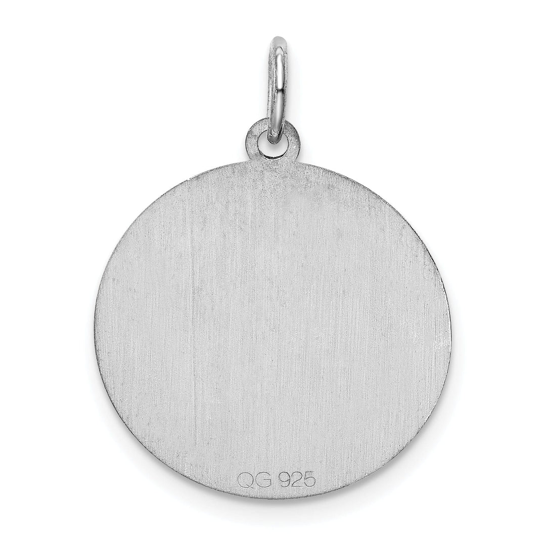 Lovely Rita's Pendants & Charms Sterling Silver Brocaded Initial J Charm