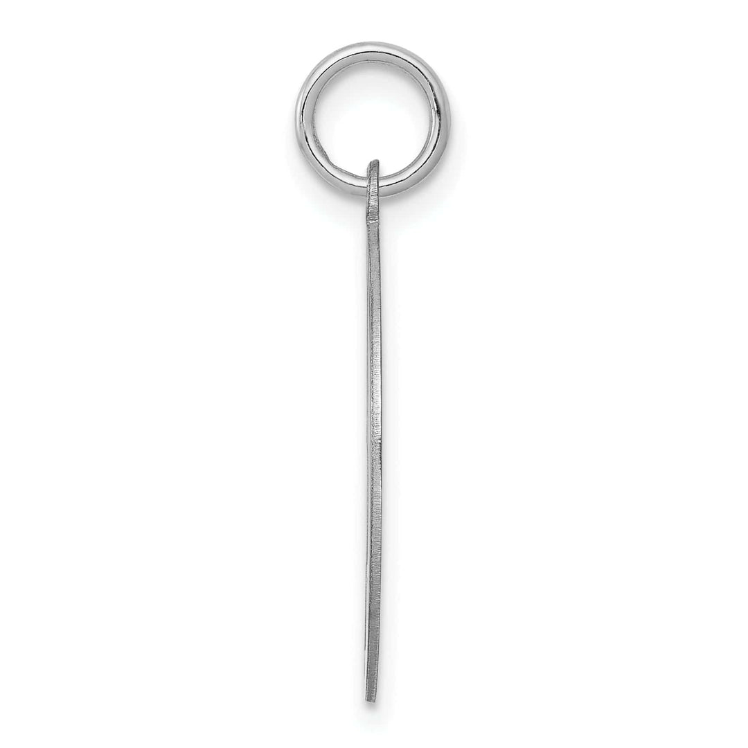 Lovely Rita's Pendants & Charms Sterling Silver Brocaded Initial J Charm