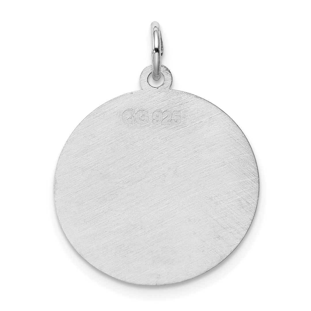 Lovely Rita's Pendants & Charms Sterling Silver Brocaded Initial M Charm