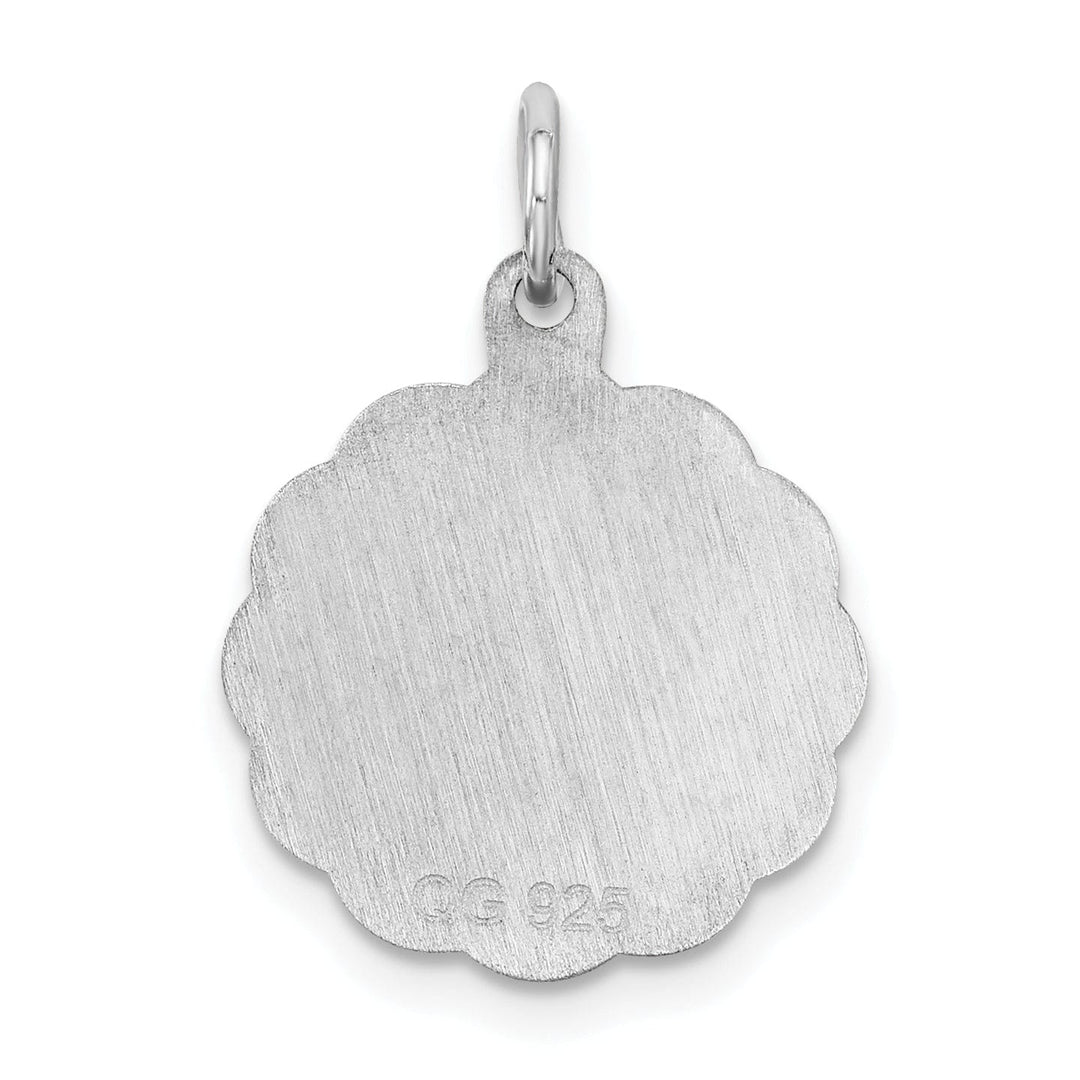 Lovely Rita's Pendants & Charms Sterling Silver Brocaded Initial O Charm