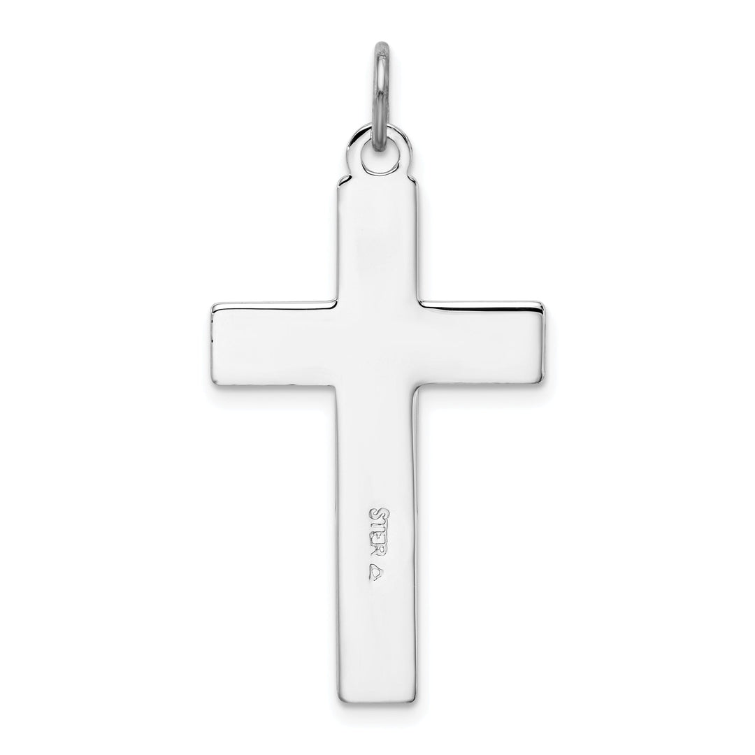 Lovely Rita's Pendants & Charms Sterling Silver Brushed Latin Cross Pendant