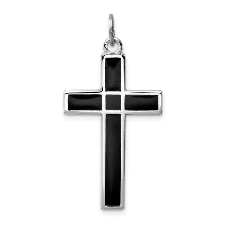 Lovely Rita's Pendants & Charms Sterling Silver Brushed Latin Cross Pendant