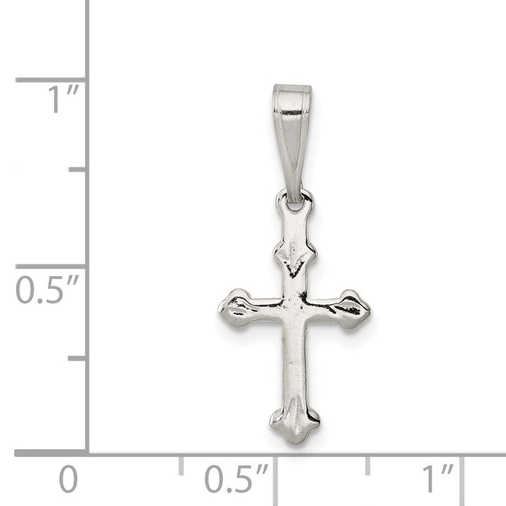 Lovely Rita's Pendants & Charms Sterling Silver Budded Cross Charm