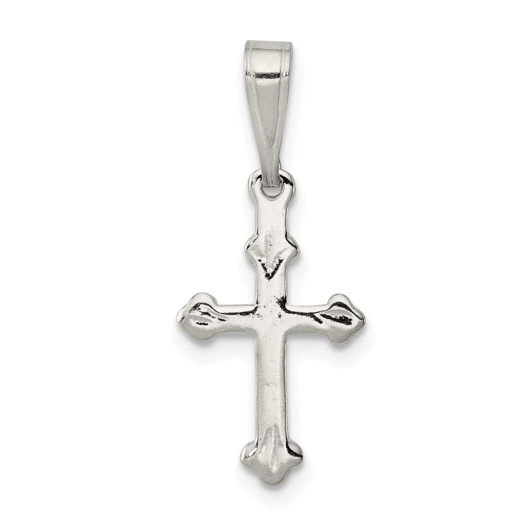 Lovely Rita's Pendants & Charms Sterling Silver Budded Cross Charm