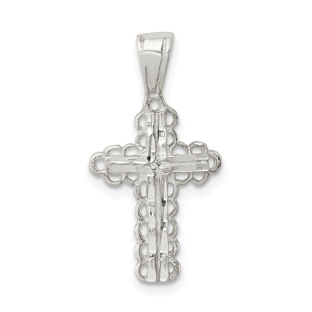 Lovely Rita's Pendants & Charms Sterling Silver Budded Cross Pendant