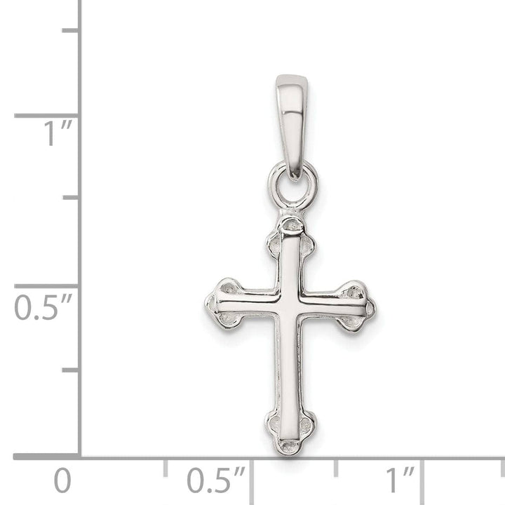 Lovely Rita's Pendants & Charms Sterling Silver Budded Cross Pendant