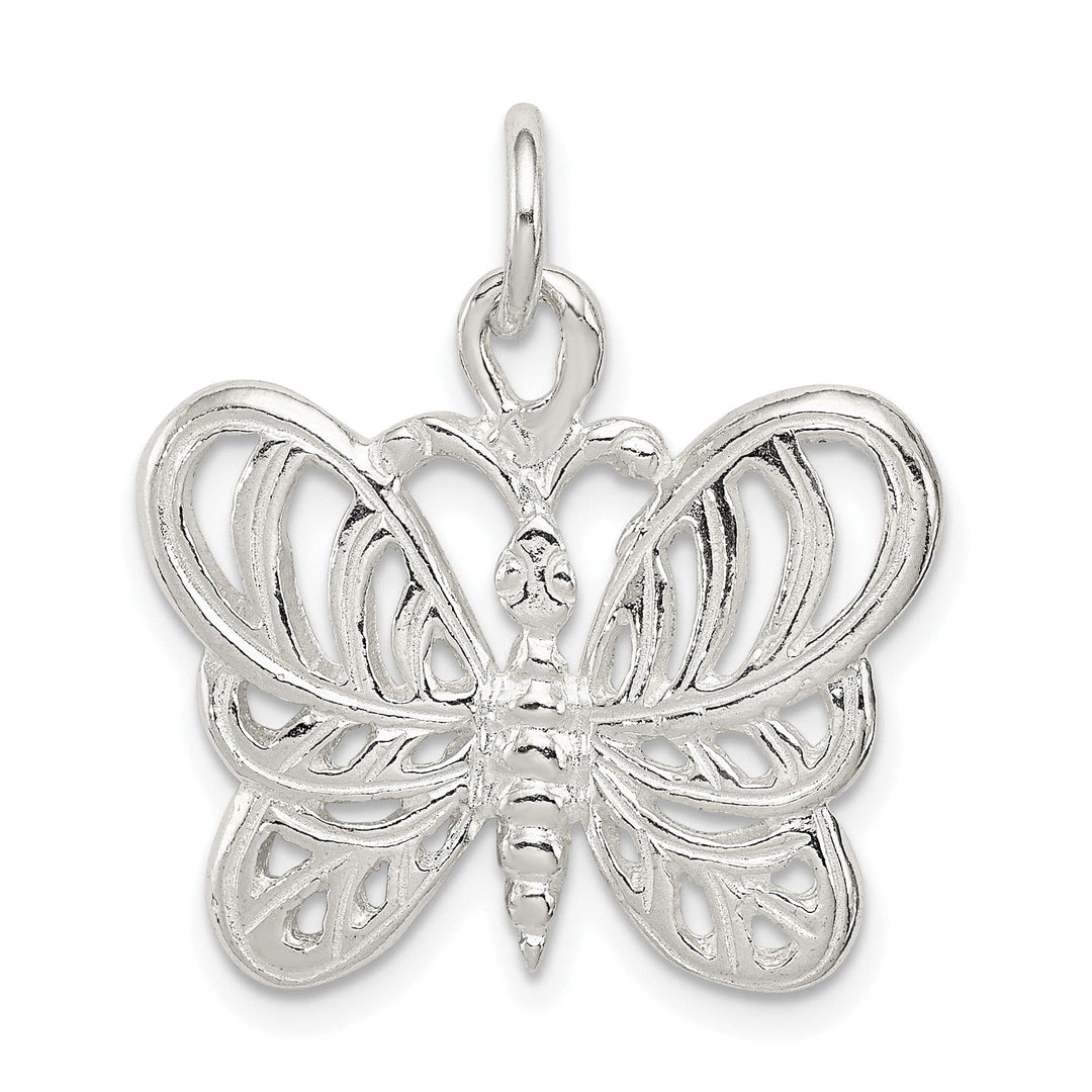 Lovely Rita's Pendants & Charms Sterling Silver Butterfly Charm Pendant
