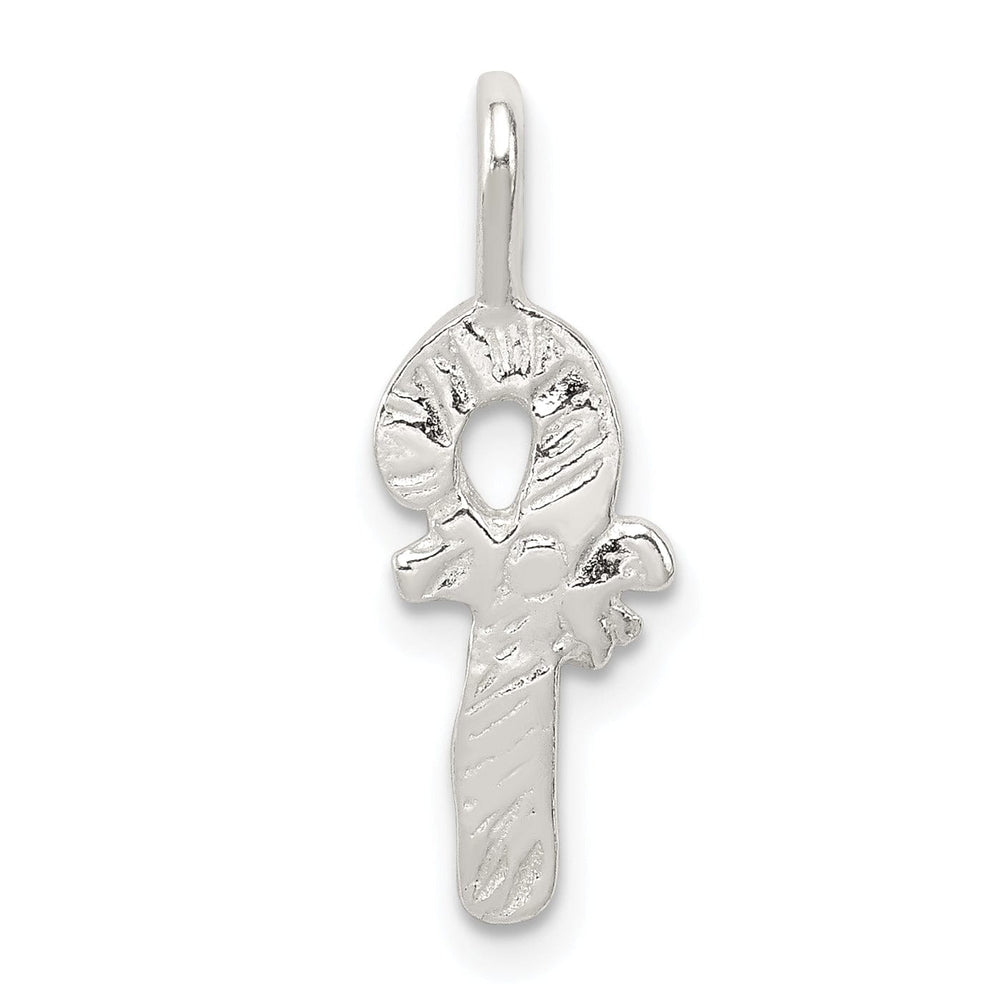 Lovely Rita's Pendants & Charms Sterling Silver Candy Cane Charm Pendant