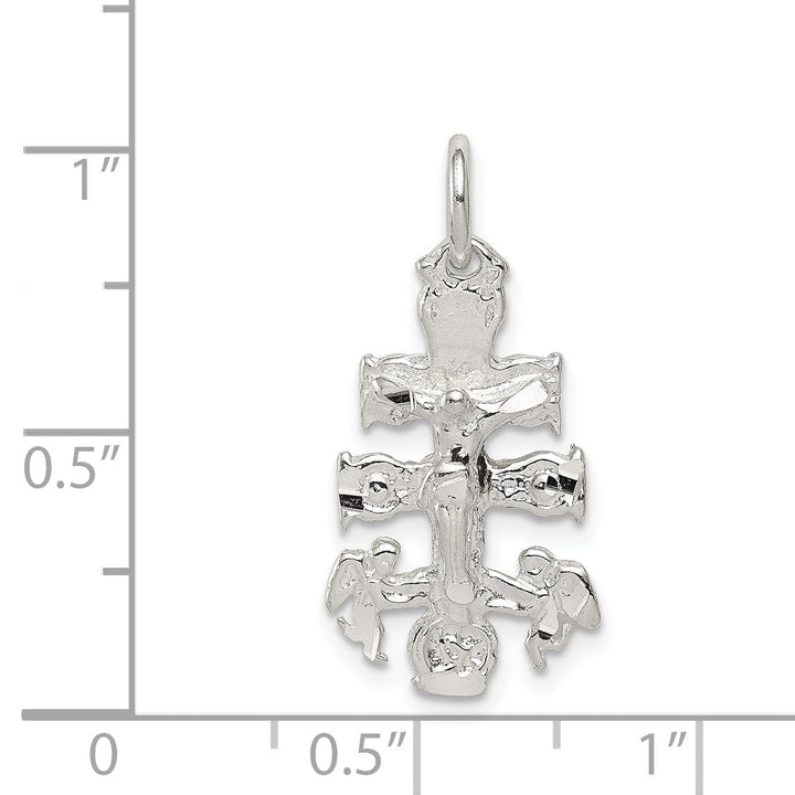 Lovely Rita's Pendants & Charms Sterling Silver Cara Vaca Crucifix Pendant